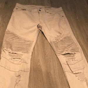 H&M Distressed Skinny Jeans Size 33